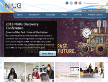 Tablet Screenshot of niug.org